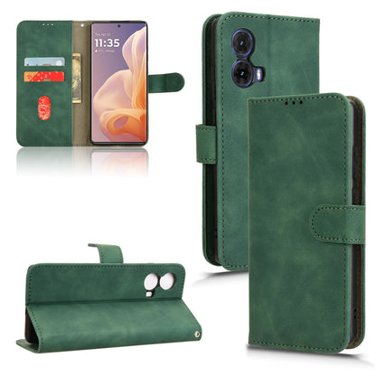 Wallet Case with Card Holder Flip Magnetic Protective Cover for Moto G85 5G, Green