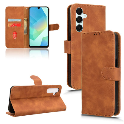 Wallet Case with Card Holder Flip Magnetic Protective Cover for Samsung Galaxy A16 5G, Brown