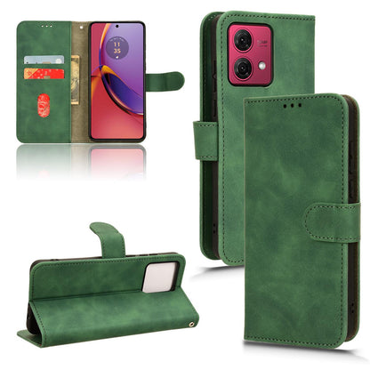 Wallet Case with Card Holder Flip Magnetic Protective Cover for Moto G84 5G, Green