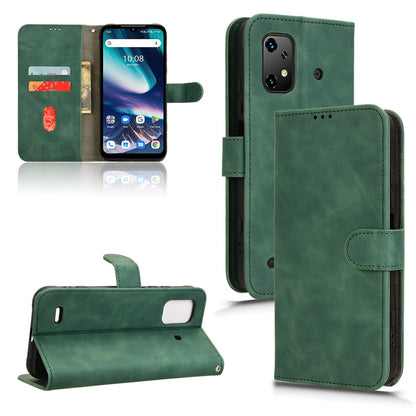 Wallet Case with Card Holder Flip Magnetic Protective Cover for UMIDIGI BISON X20, Green