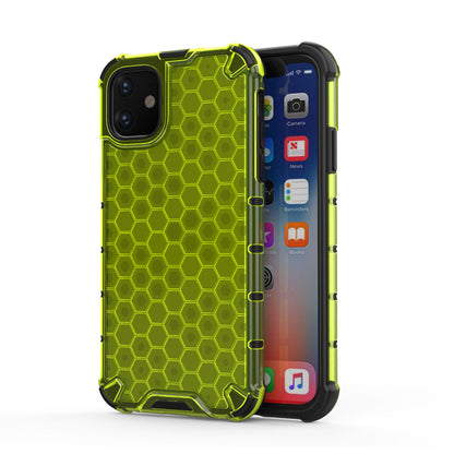 iPhone 11 Four Corner Thickening Anti Yellow Anti-Scratch Case, Green