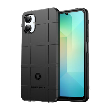 TPU Thick Solid Armor Tactical Protective Case for Samsung Galaxy A06, Black