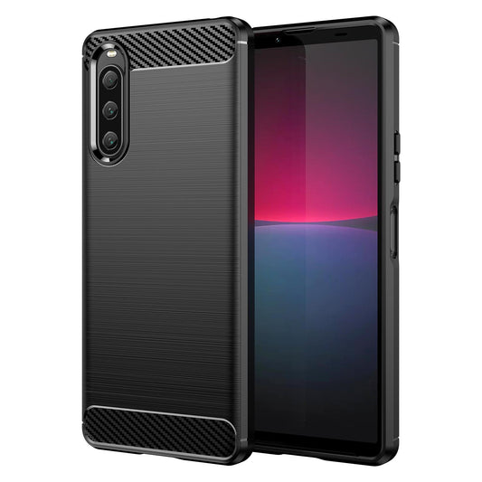 Soft TPU Non-Slip Bumper Protection Case for Sony Xperia 10 V 2023, Black