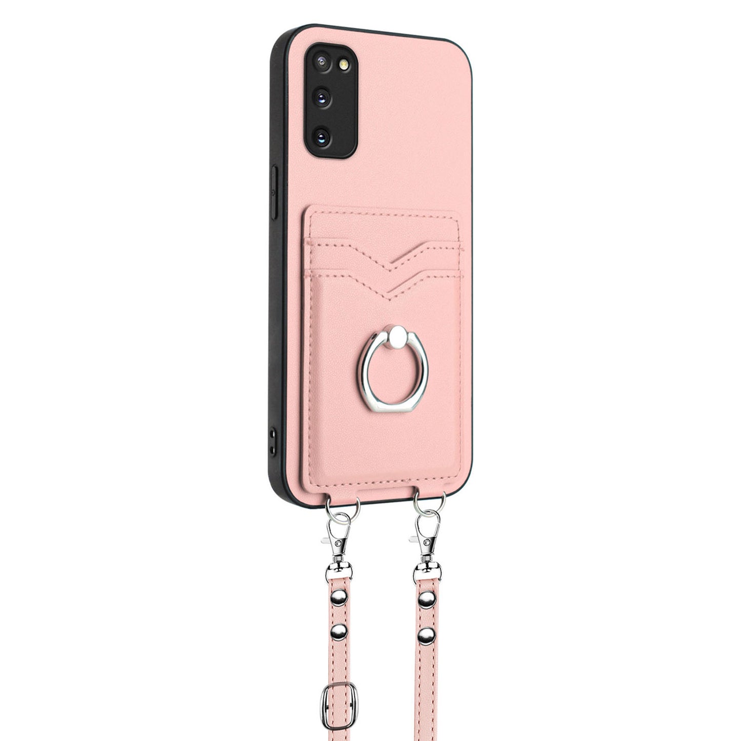 Ring Case for Samsung Galaxy S20 FE 5G, Rose Gold