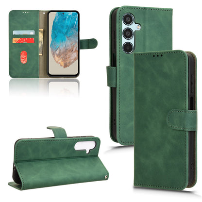 Wallet Case with Card Holder Flip Magnetic Protective Cover for Samsung Galaxy M35 5G, Green