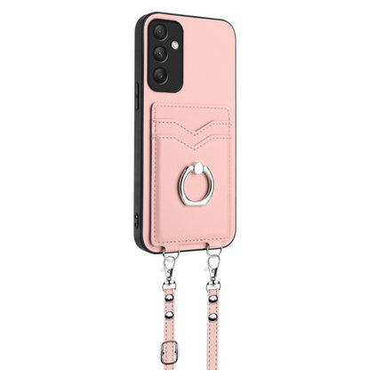 Ring Case for Samsung Galaxy A35 5G, Rose Gold