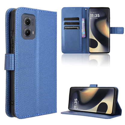 Wallet Case for Motorola Edge (2024), Blue