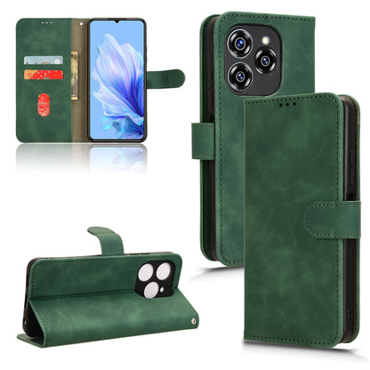 Wallet Case with Card Holder Flip Magnetic Protective Cover for Oukitel C50, Green