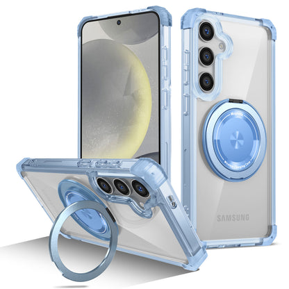 Samsung Galaxy S24 Case, Built in 360¡ã Magnetic Stand, Compatible with Magsafe, Blue