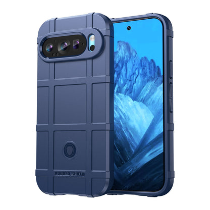 TPU Thick Solid Armor Tactical Protective Case for Google Pixel 9, Blue