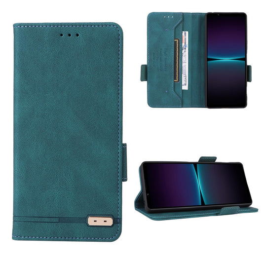 Slim Wallet Folio Flip Case for Samsung Galaxy S23+, Blue