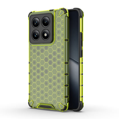 Xiaomi 14T Pro Four Corner Thickening Anti Yellow Anti-Scratch Case, Green