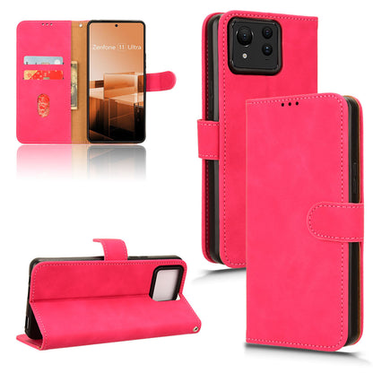 Wallet Case with Card Holder Flip Magnetic Protective Cover for Asus Zenfone 11 Ultra, Pink