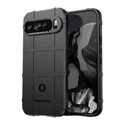 TPU Thick Solid Armor Tactical Protective Case for Google Pixel 9 Pro, Black