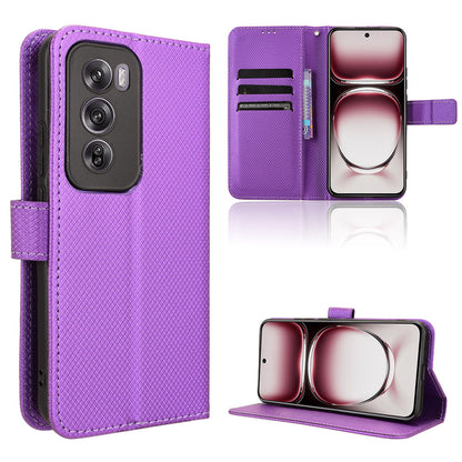 Wallet Case for OPPO Reno12 Pro 5G, Purple