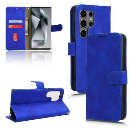 Wallet Case with Card Holder Flip Magnetic Protective Cover for Samsung Galaxy S24 Ultra, Blue