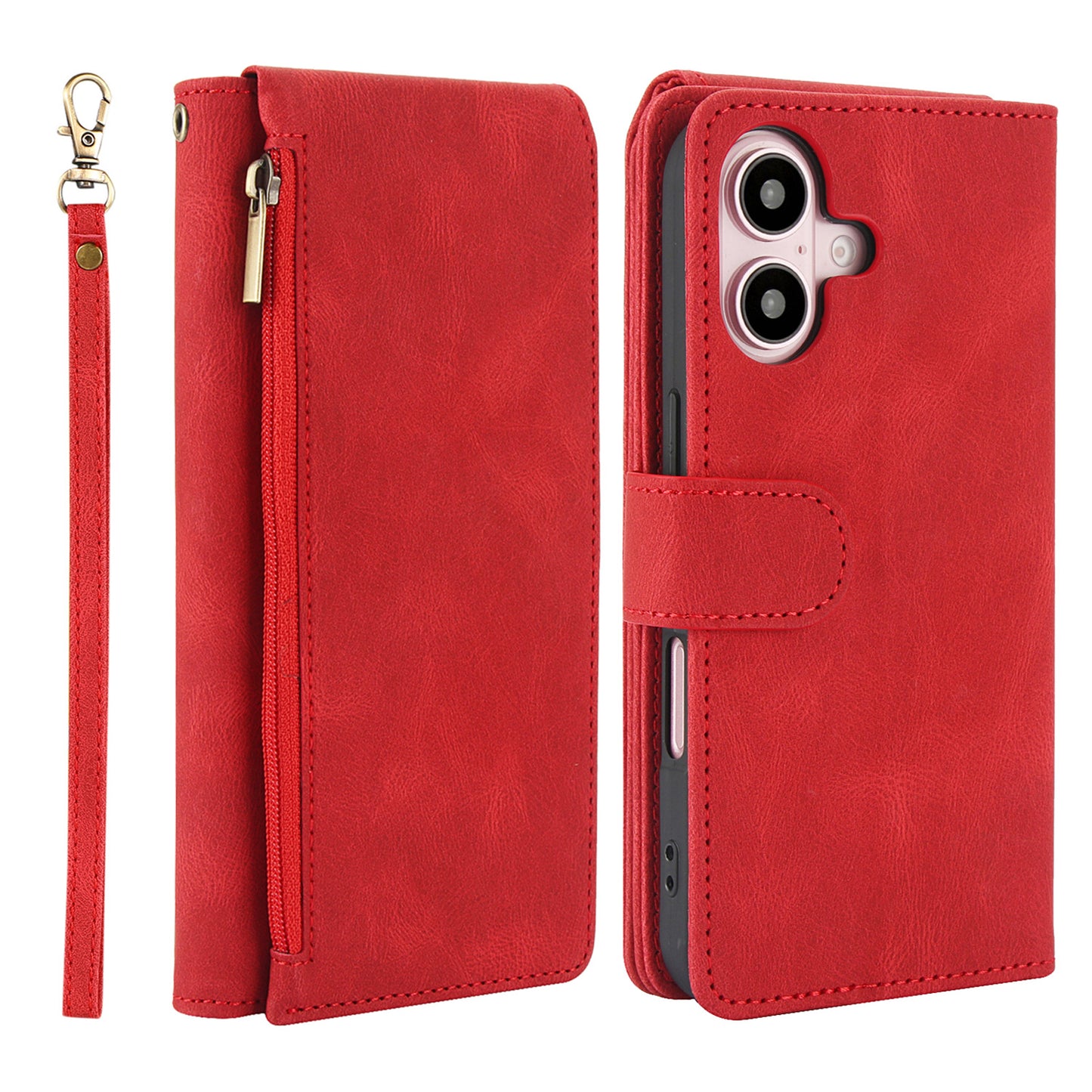 Zipper Wallet Case for iPhone 16