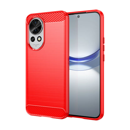 Soft TPU Non-Slip Bumper Protection Case for Huawei Nova 12, Red