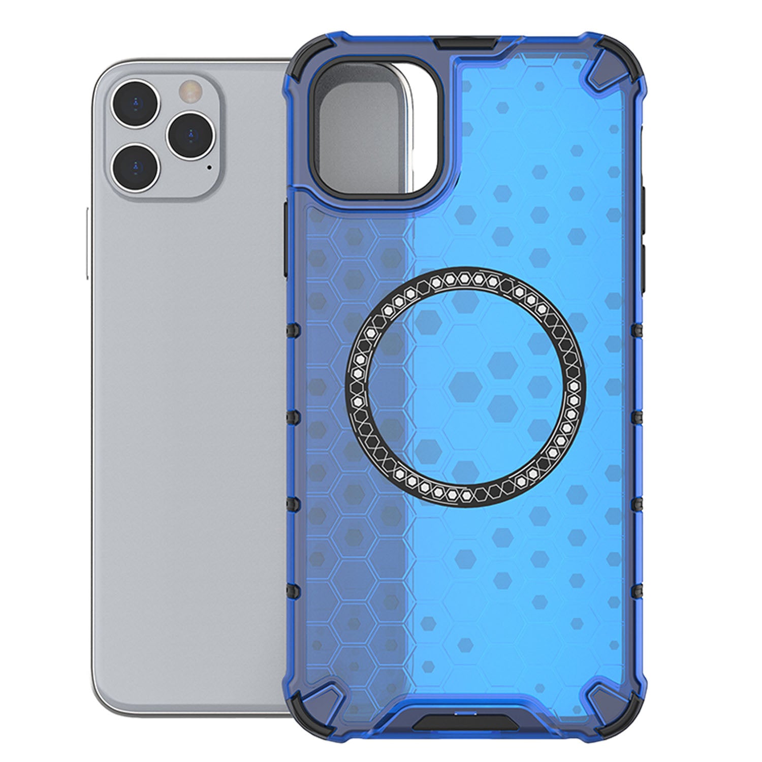 Magnetic for iPhone 11 Pro Case Compatible with MagSafe, Blue