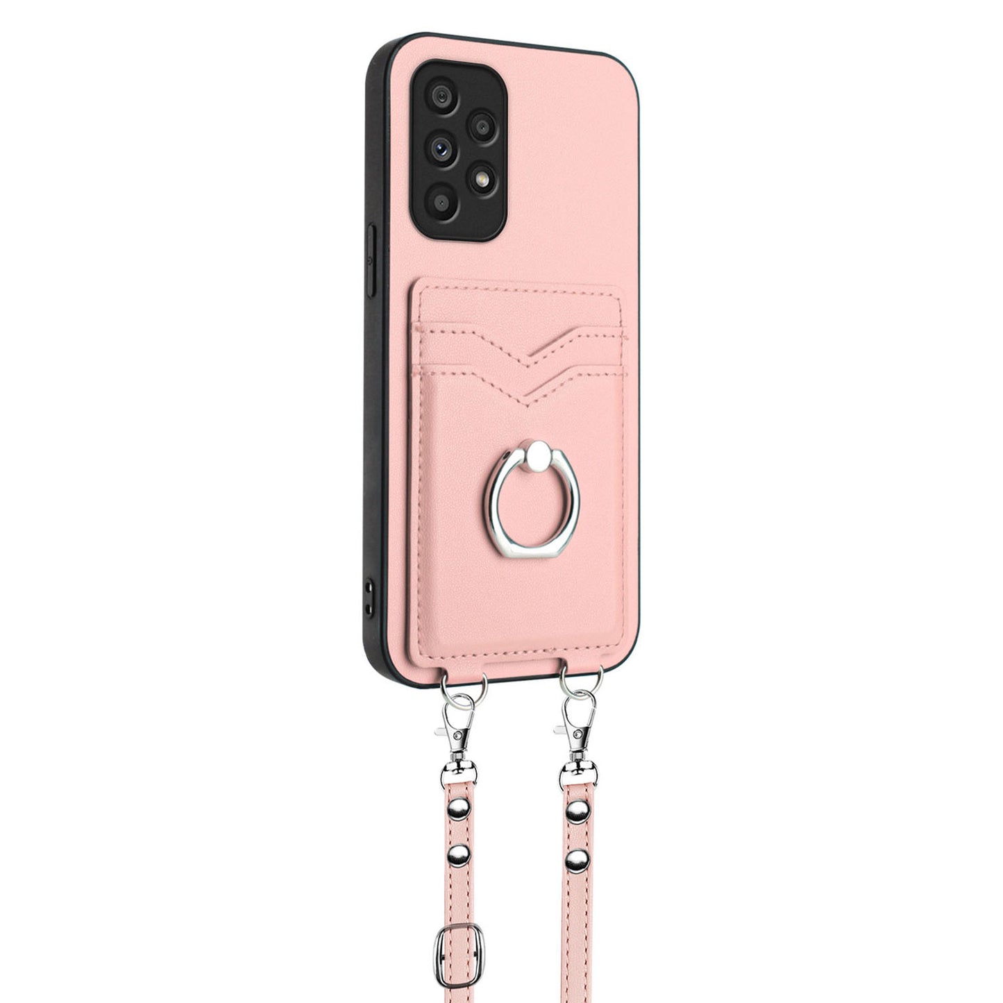 Ring Case for Samsung Galaxy A53 5G, Rose Gold