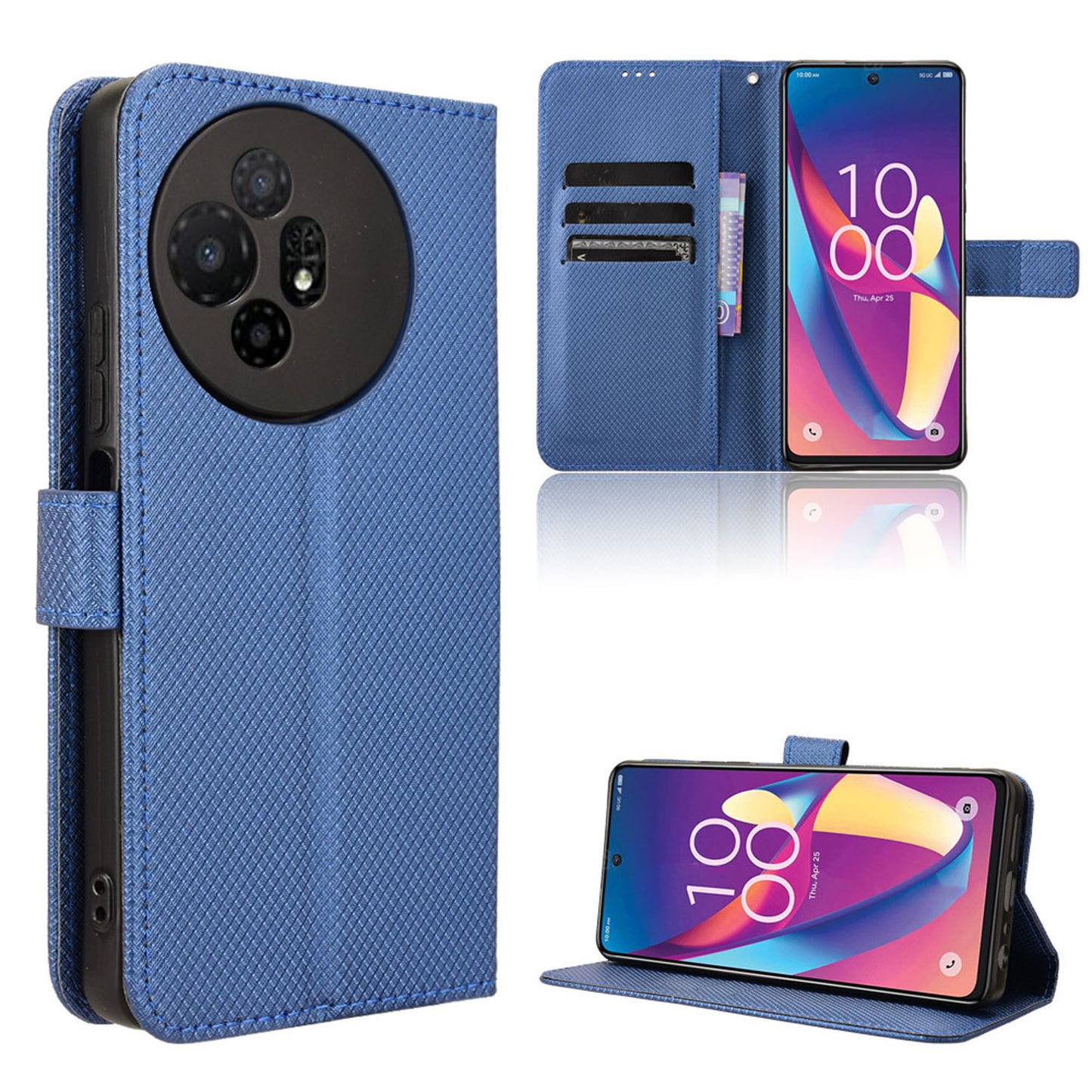 Wallet Case for TCL 50 XL 5G, Blue