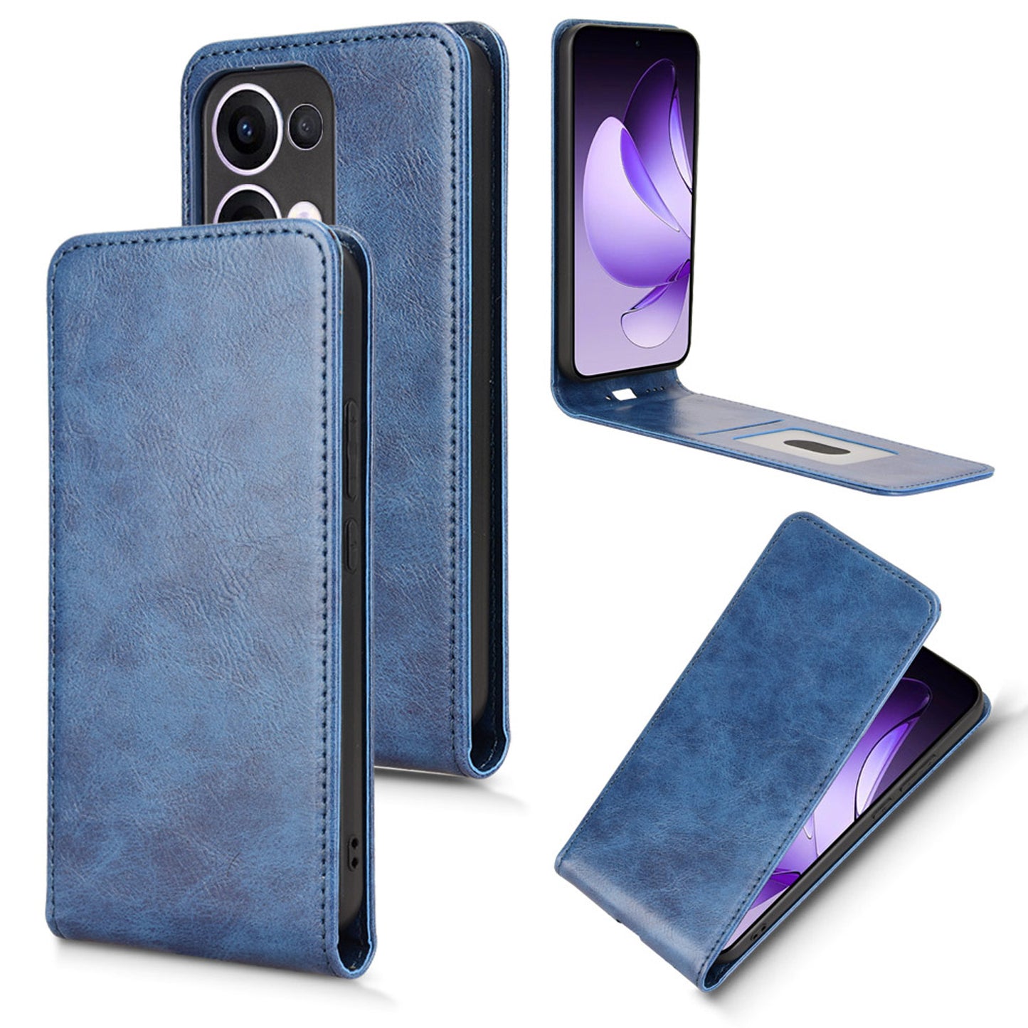 OPPO Reno13 5G Flip Case | Sxiakai Series, Blue