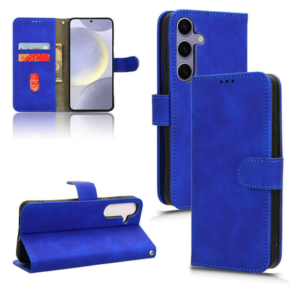 Wallet Case with Card Holder Flip Magnetic Protective Cover for Samsung Galaxy S24+, Blue