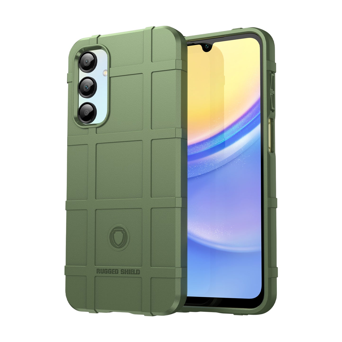 TPU Thick Solid Armor Tactical Protective Case for Samsung Galaxy A16 5G, Green