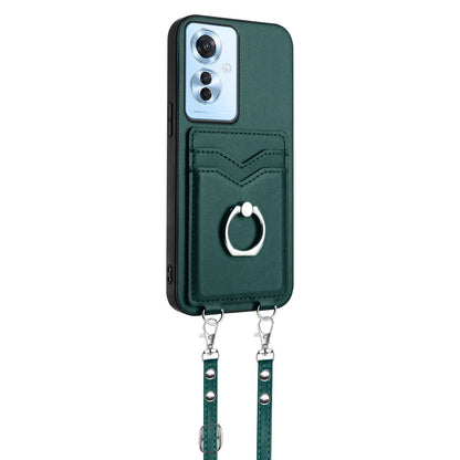 Ring Case for OPPO Reno11 F 5G, Green