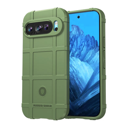 TPU Thick Solid Armor Tactical Protective Case for Google Pixel 9, Green