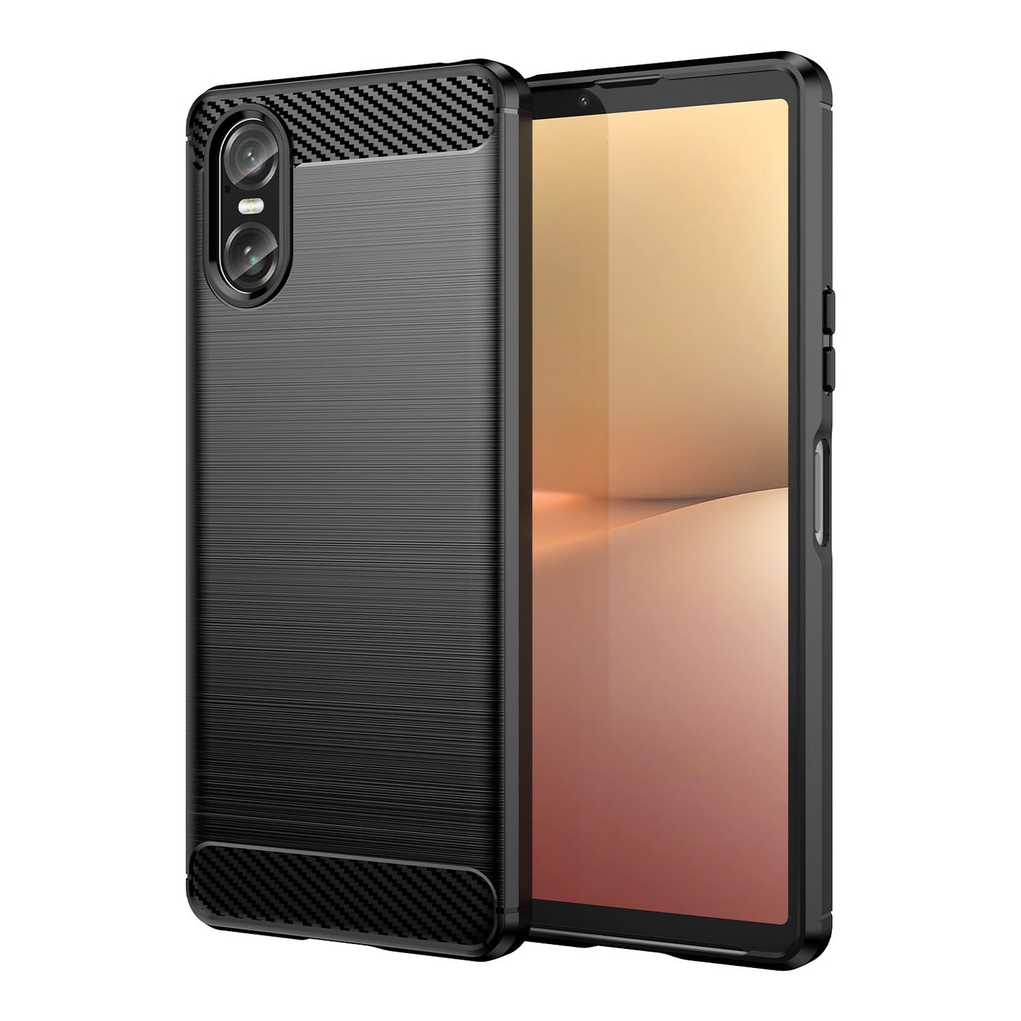 Soft TPU Non-Slip Bumper Protection Case for Sony Xperia 10 VI 2024, Black