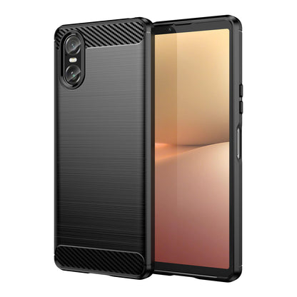 Soft TPU Non-Slip Bumper Protection Case for Sony Xperia 10 VI 2024, Black