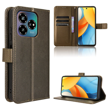 Wallet Case for ZTE Blade V60 Vita, Bronzed