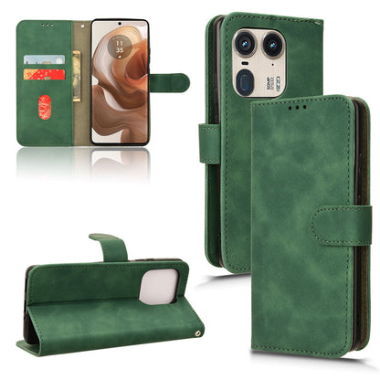 Wallet Case with Card Holder Flip Magnetic Protective Cover for Motorola Edge 50 Ultra, Green