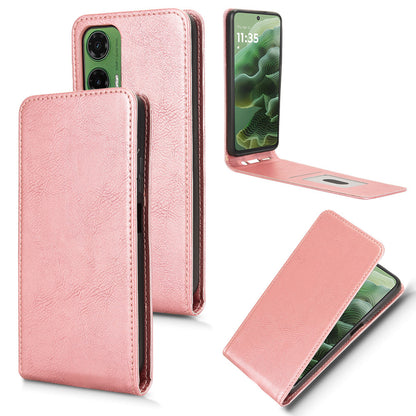 Moto G35 5G Flip Case | Sxiakai Series, RoseGold