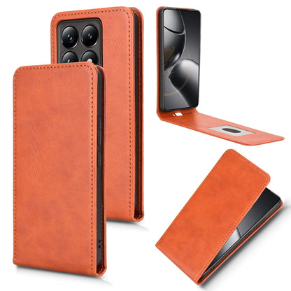 Xiaomi 14T Flip Case | Sxiakai Series, Brown