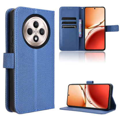 Wallet Case for OPPO Reno12 F 5G, Blue