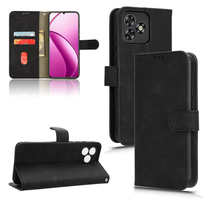 Wallet Case with Card Holder Flip Magnetic Protective Cover for Oukitel C53, Black