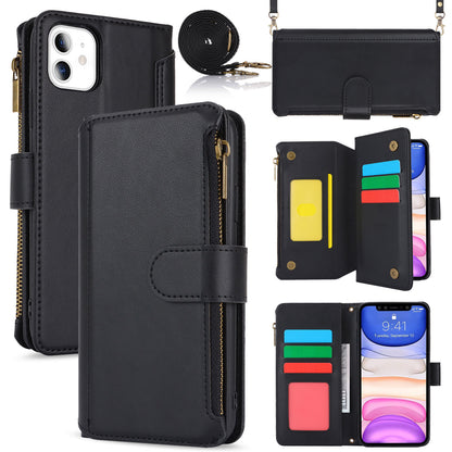 for iPhone 11 Wallet Case with RFID Blocking, Black