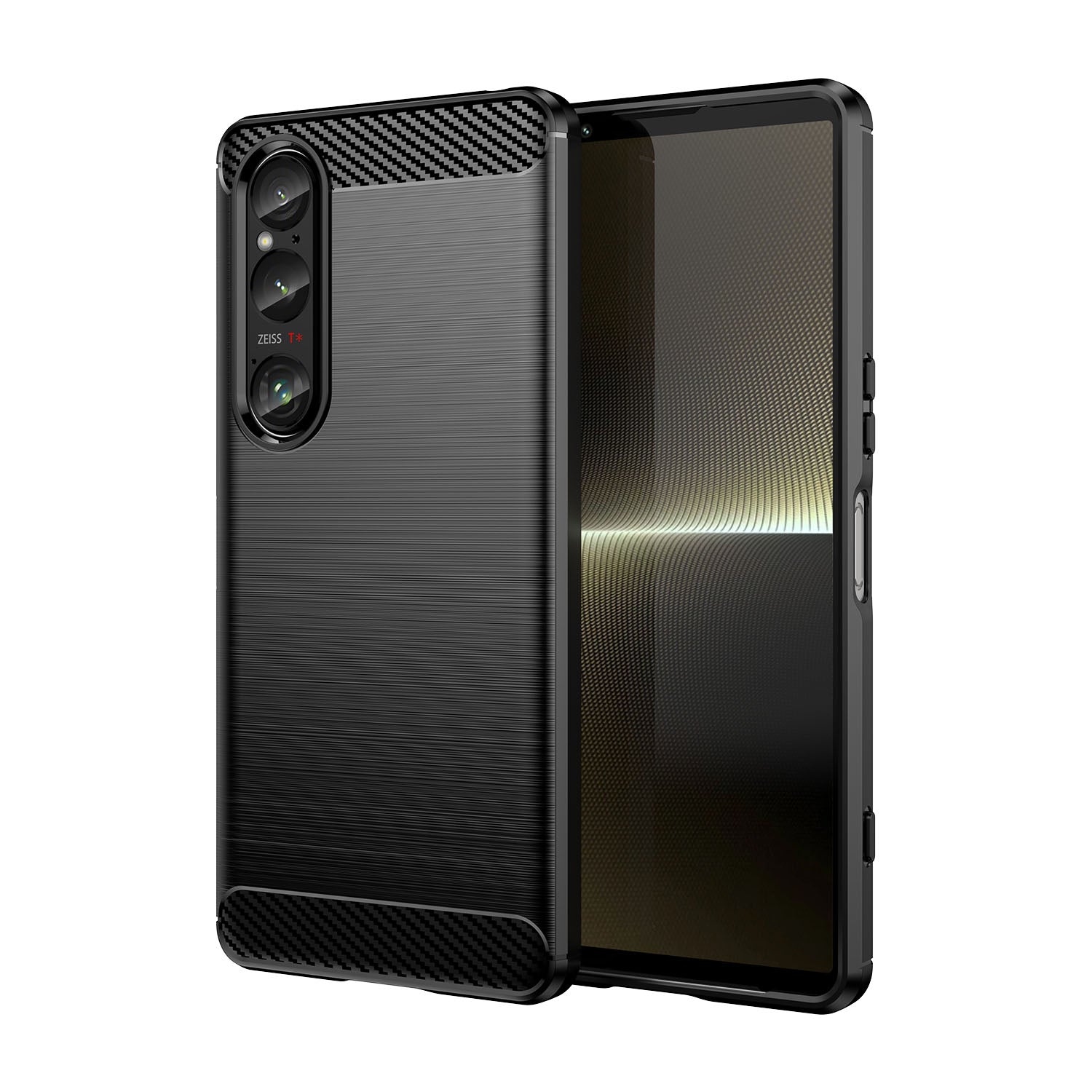 Soft TPU Non-Slip Bumper Protection Case for Sony Xperia 1 VI 2024, Black