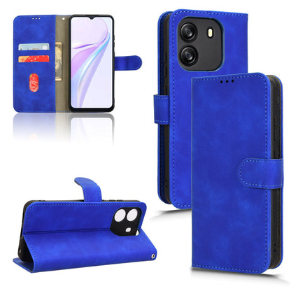 Wallet Case with Card Holder Flip Magnetic Protective Cover for Blackview COLOR 8, Blue