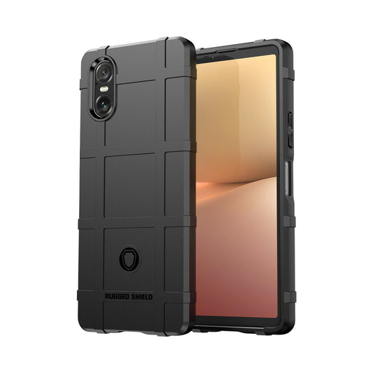 TPU Thick Solid Armor Tactical Protective Case for Sony Xperia 10 VI 2024, Black