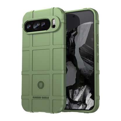 TPU Thick Solid Armor Tactical Protective Case for Google Pixel 9 Pro, Green