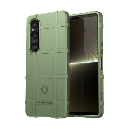 TPU Thick Solid Armor Tactical Protective Case for Sony Xperia 1 VI 2024, Green