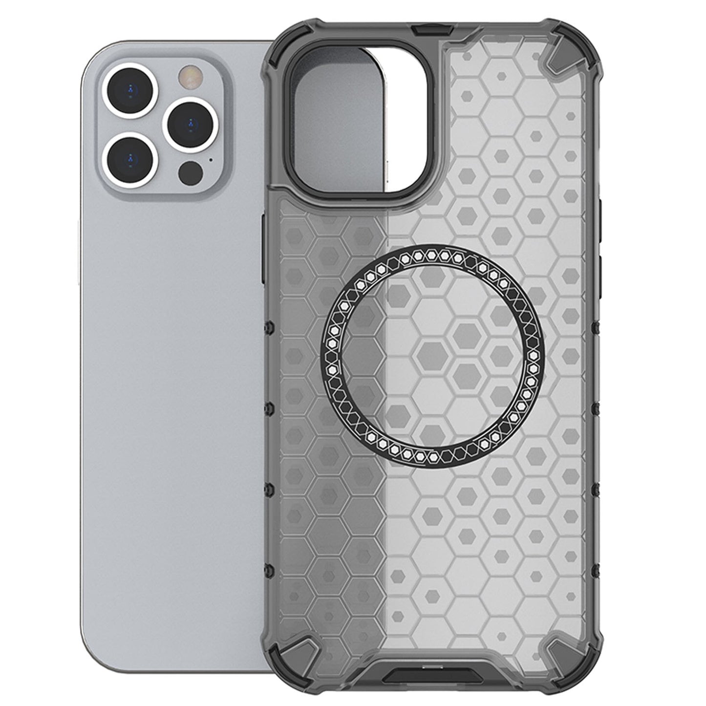 Magnetic for iPhone 12 Pro Max Case Compatible with MagSafe, Gray