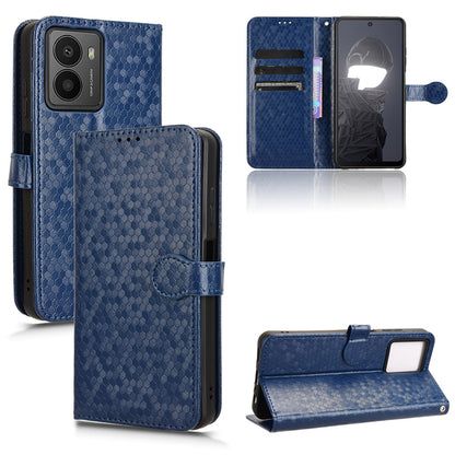 Slim Flip Polka-Dots Phone Case with Card Holder for HMD Fusion, Blue