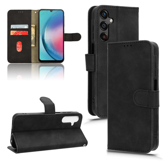 Wallet Case with Card Holder Flip Magnetic Protective Cover for Samsung Galaxy A25 5G, Black