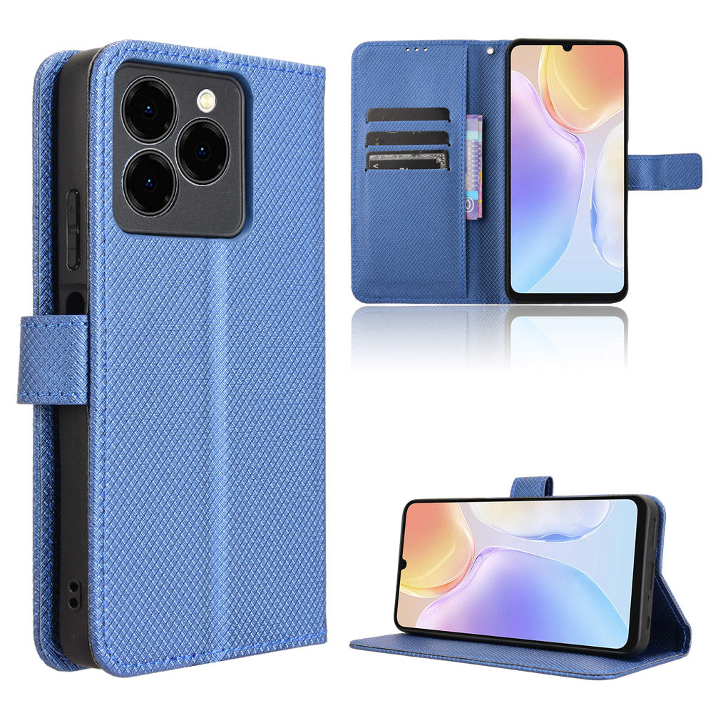 Wallet Case for Ulefone Note 20 Pro, Blue