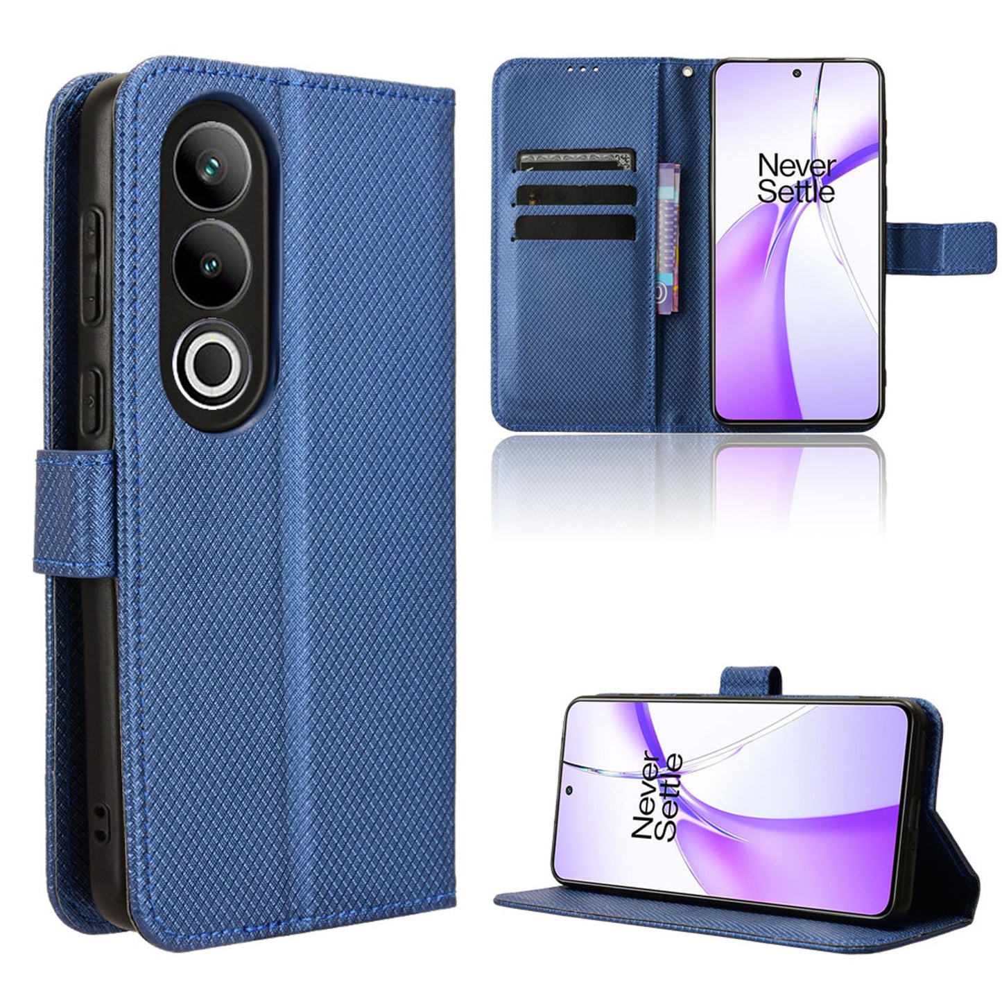 Wallet Case for OnePlus Nord CE4, Blue