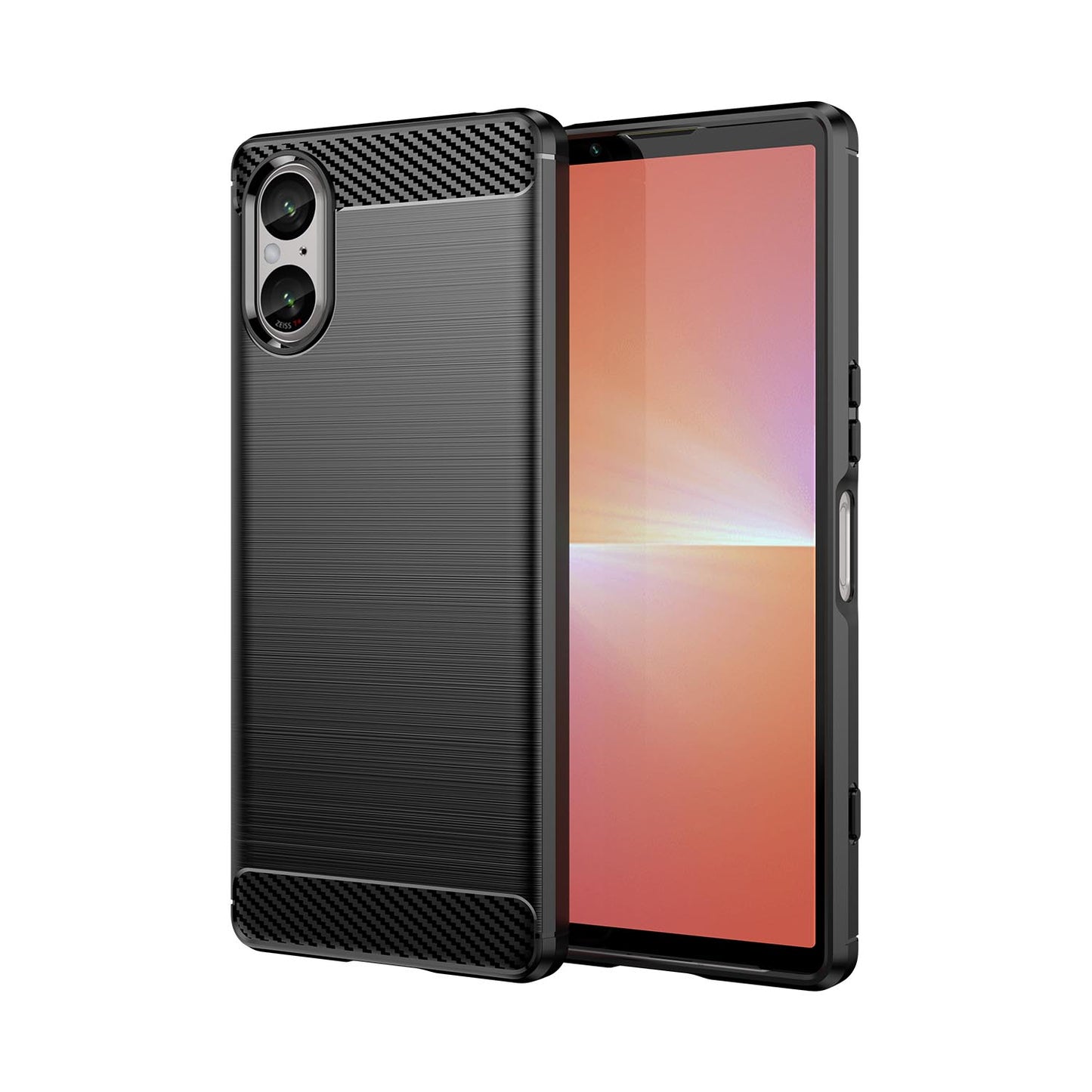 Soft TPU Non-Slip Bumper Protection Case for Sony Xperia 5 V 2023, Black